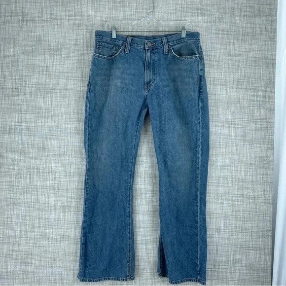 Polo Jeans Mens Size 34x30 boot distressed bottom hem 2574 - Picture 1 of 13